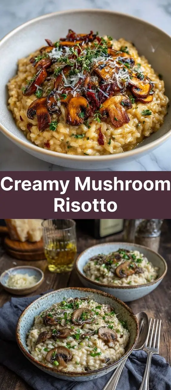 Creamy Mushroom Risotto