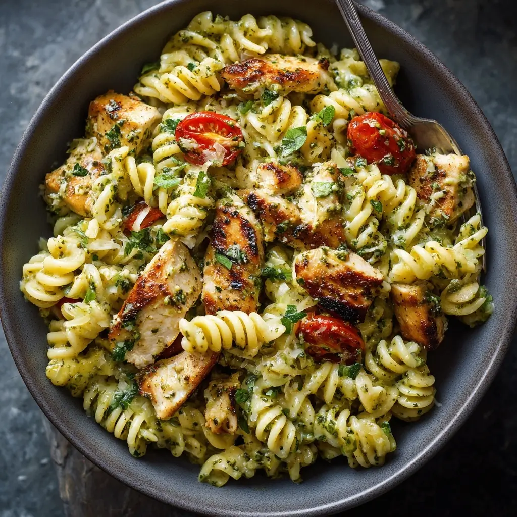 Creamy Pesto Chicken Pasta