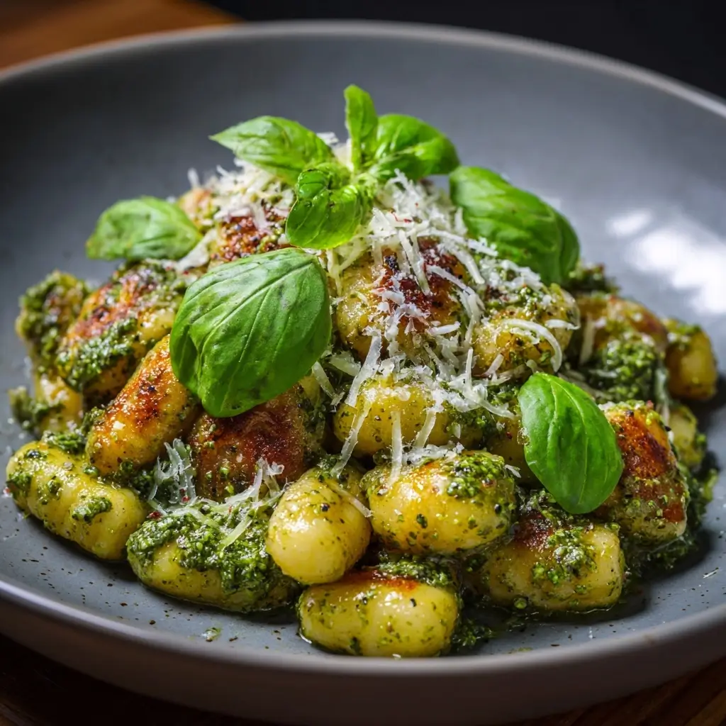 Creamy Pesto Gnocchi