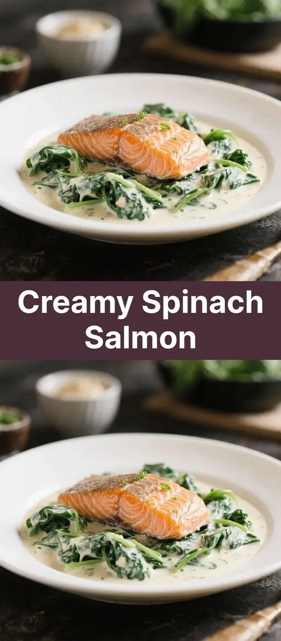 Creamy Spinach Salmon