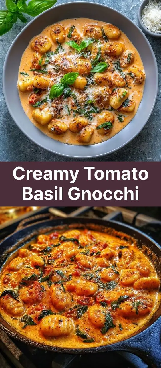 Creamy Tomato Basil Gnocchi