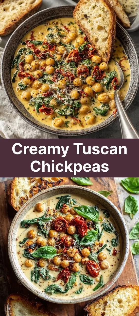 Creamy Tuscan Chickpeas