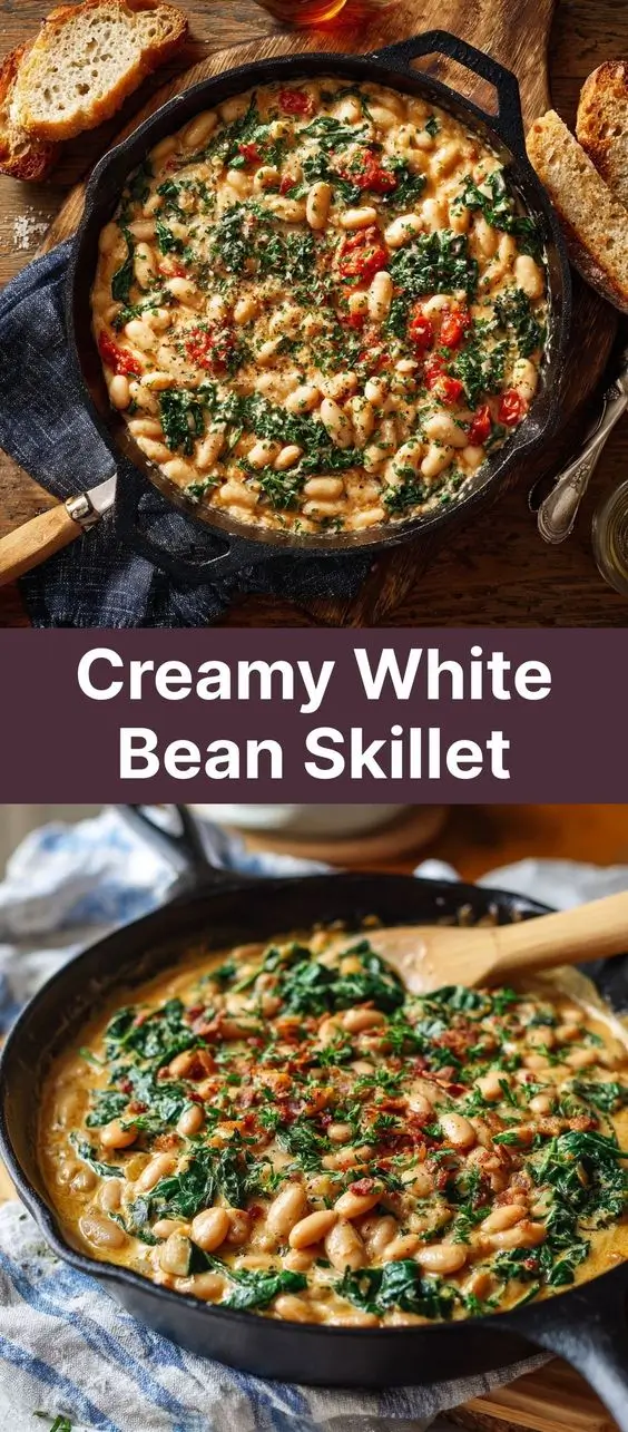 Creamy White Bean Skillet