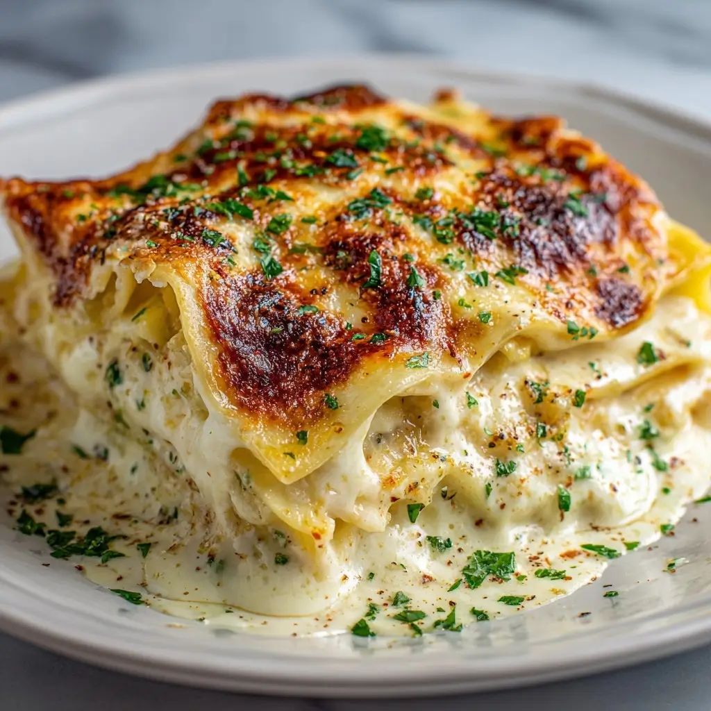 Creamy White Sauce Lasagna