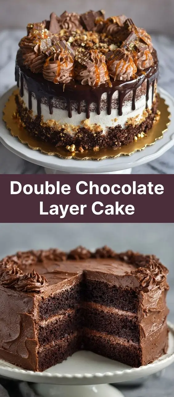 Double Chocolate Layer Cake