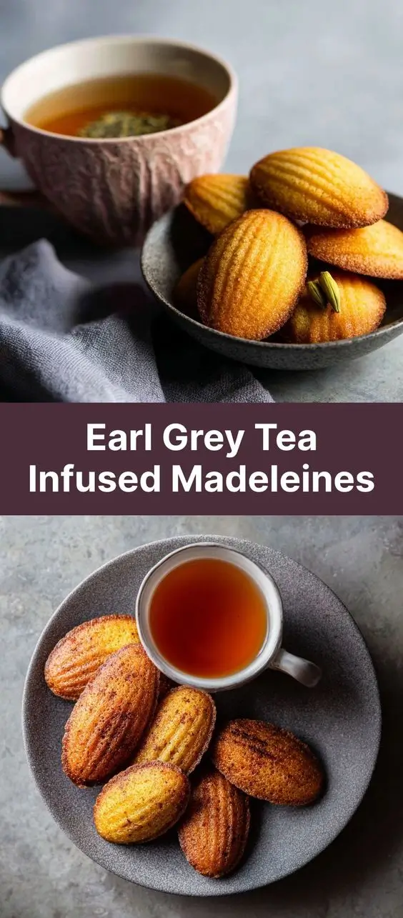 Earl Grey Tea Infused Madeleines