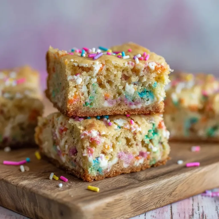 Funfetti Cake Batter Blondies