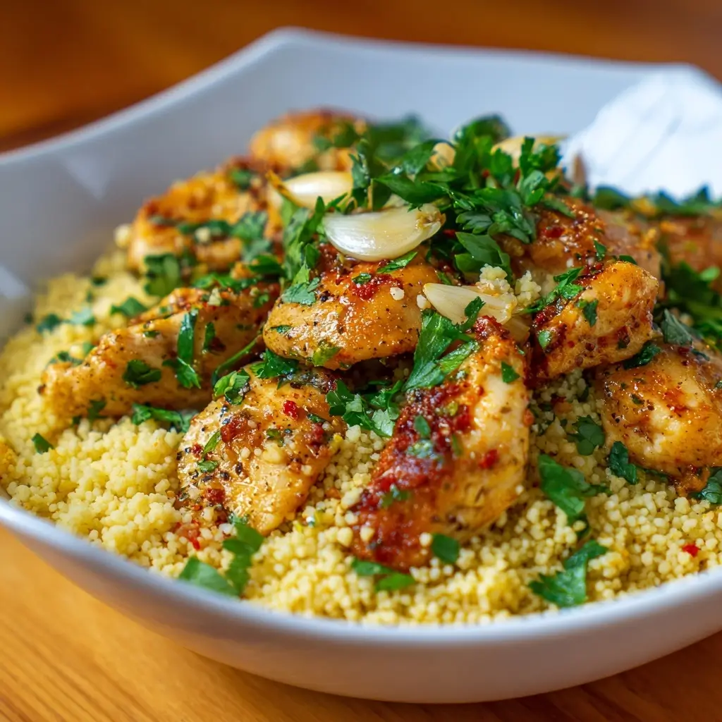 Garlic Butter Chicken Couscous