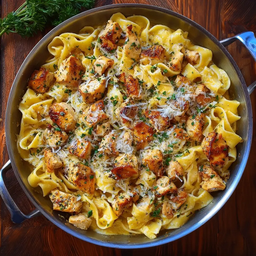 Garlic Butter Chicken Pasta