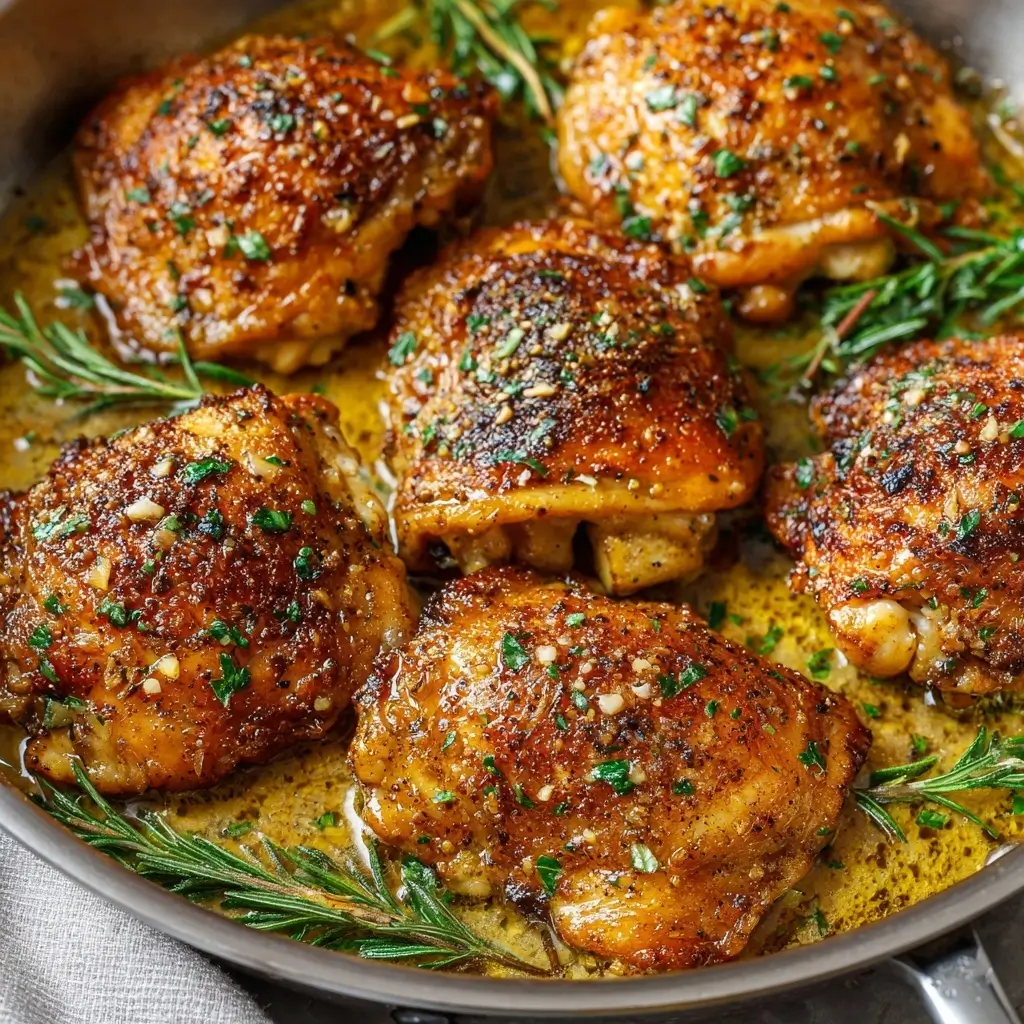 Garlic Butter Chicken Thighs