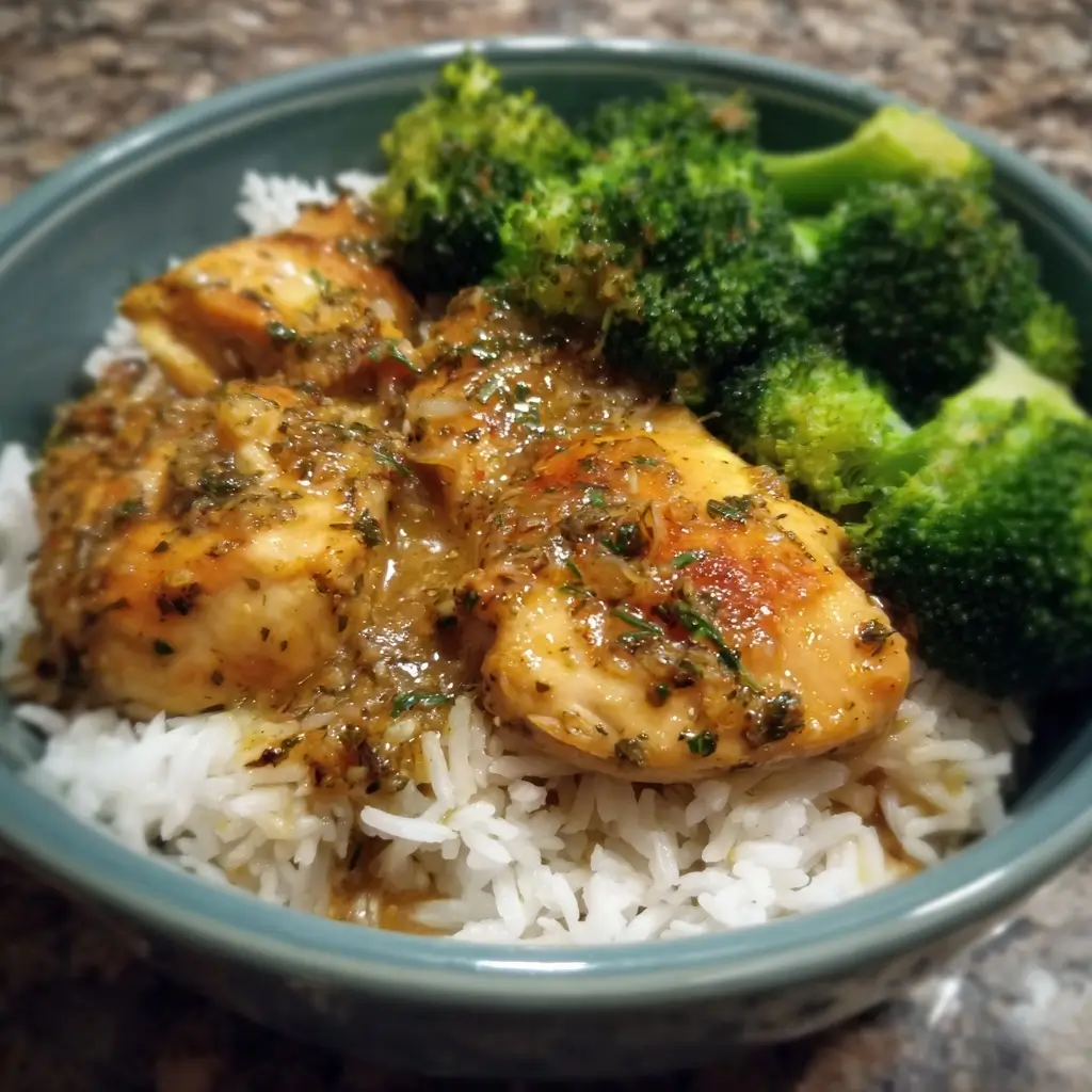 Garlic Butter Chicken and Broccoli