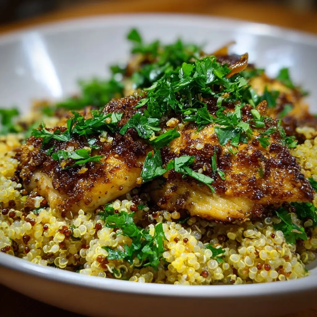 Garlic Butter Chicken and Quinoa