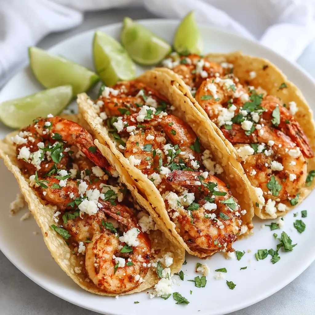 Garlic Butter Shrimp Tacos