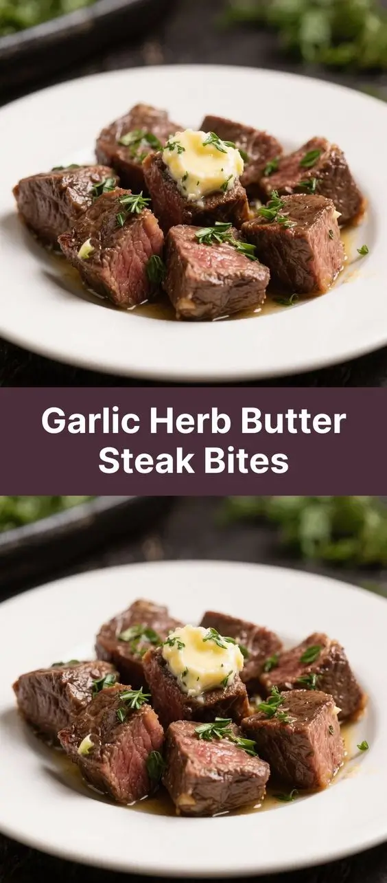 Garlic Herb Butter Steak Bites