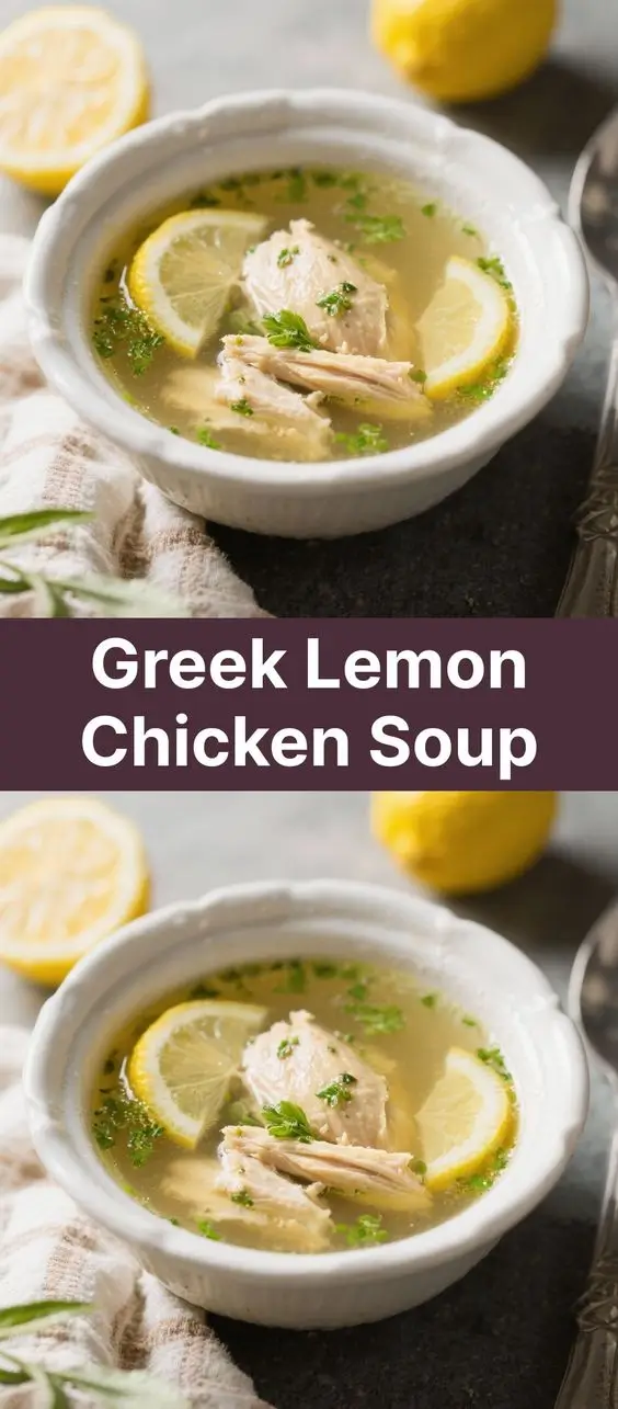 Greek Lemon Chicken Soup