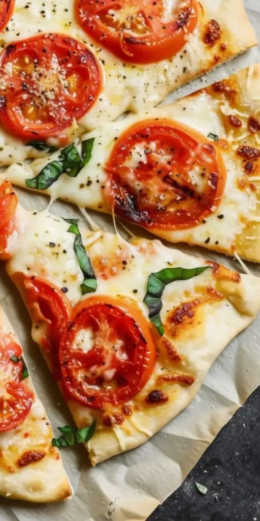 Grilled Tomato & Cheese Pizza [30 Minutes] - Chasety