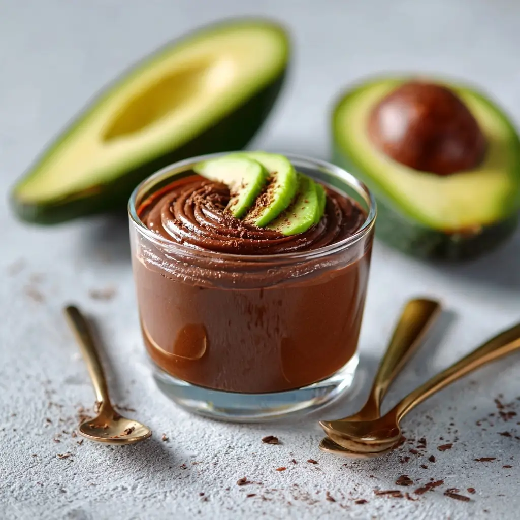 Healthy Chocolate Avocado Pudding