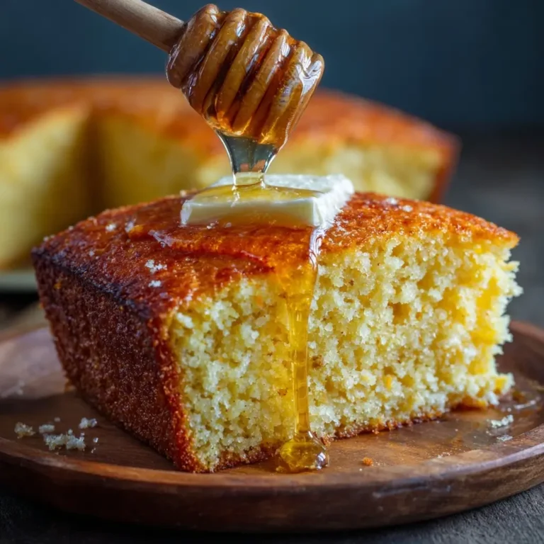 Honey Butter Cornbread Cake