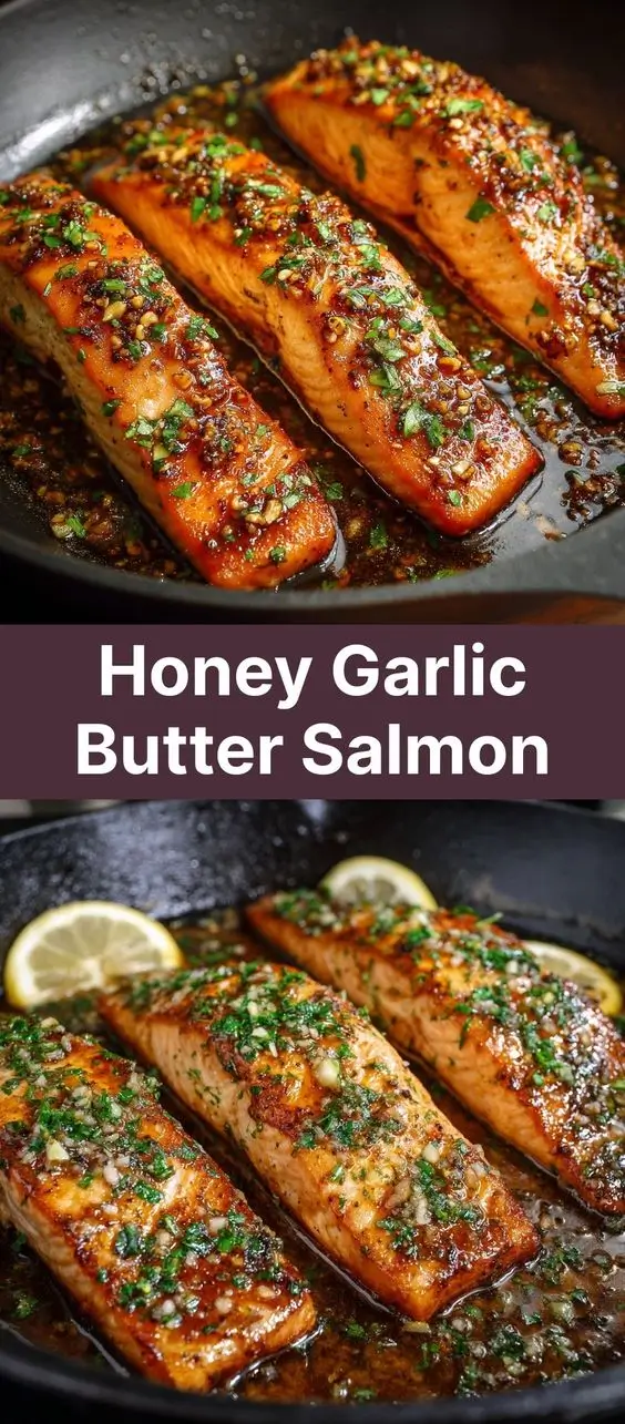 Honey Garlic Butter Salmon