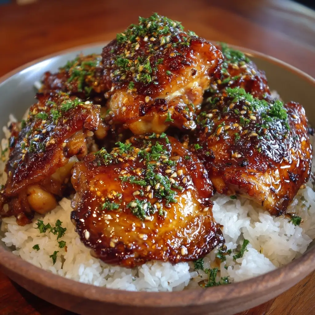 Honey Garlic Chicken Thighs