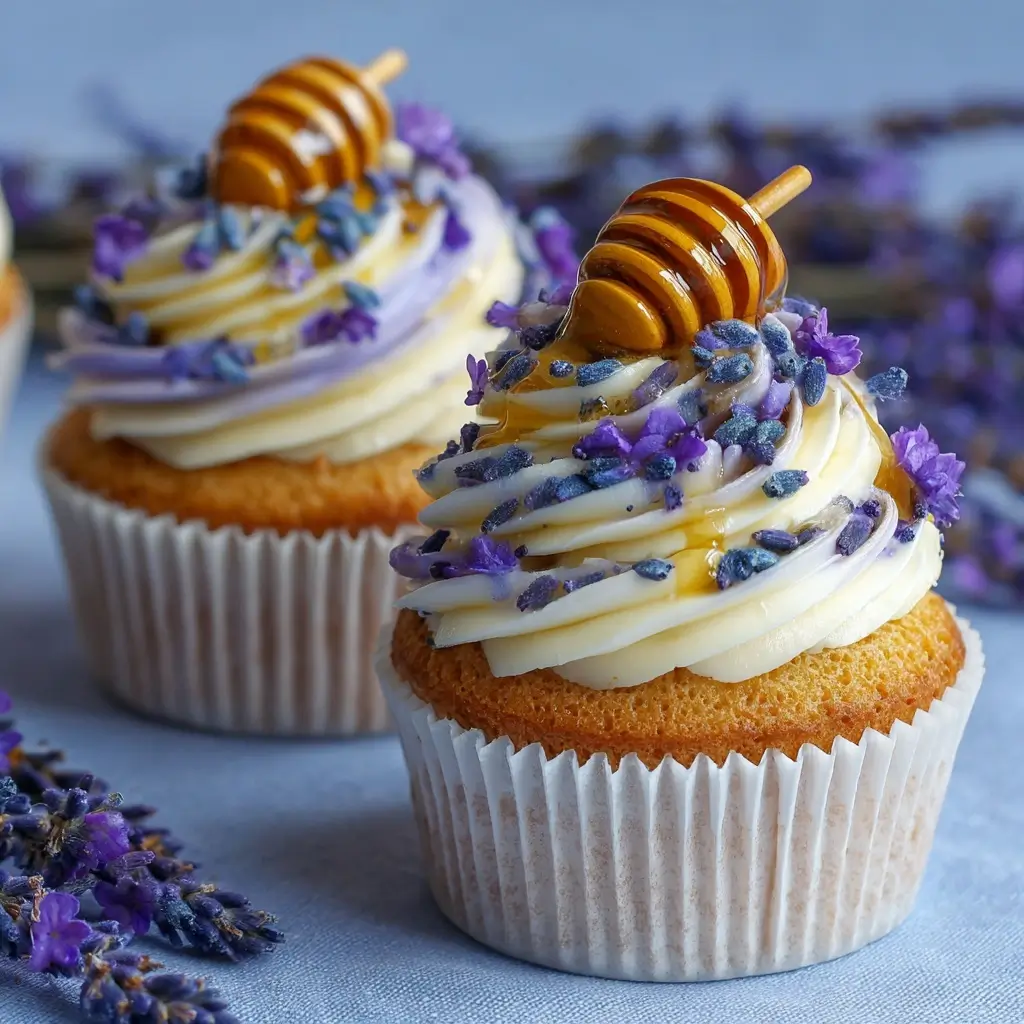 Honey Lavender Cupcakes