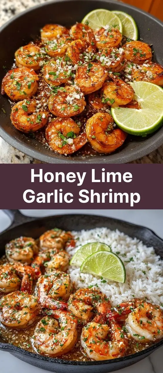 Honey Lime Garlic Shrimp
