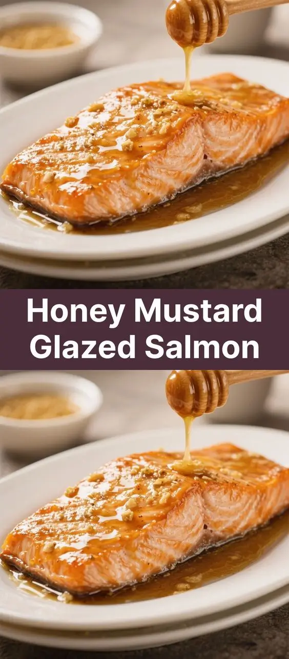 Honey Mustard Glazed Salmon
