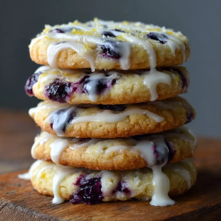 Lemon Blueberry Cheesecake Cookies