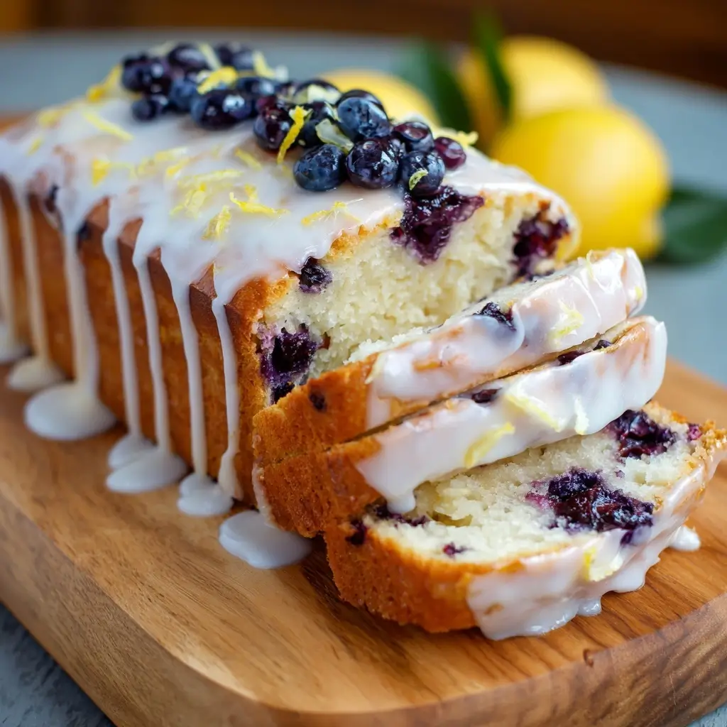 Lemon Blueberry Yogurt Loaf
