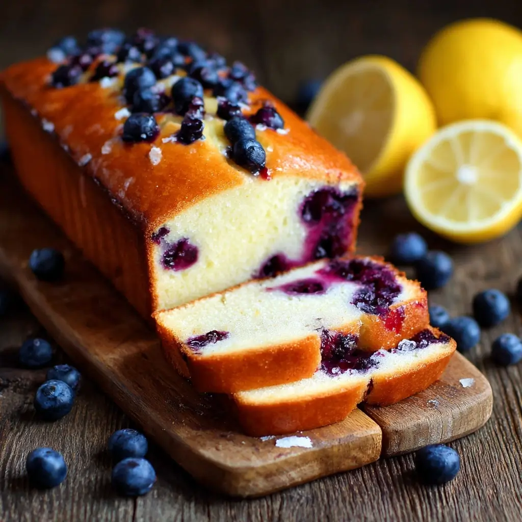 Lemon Blueberry Yogurt Loaf