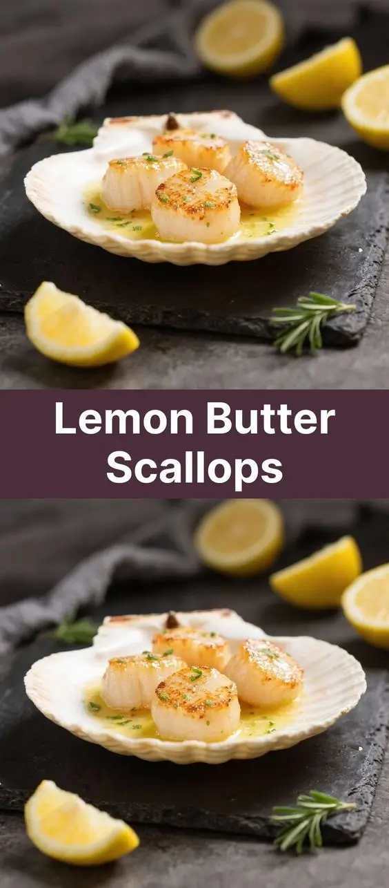 Lemon Butter Scallops