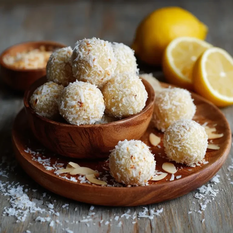 Lemon Coconut Bliss Balls