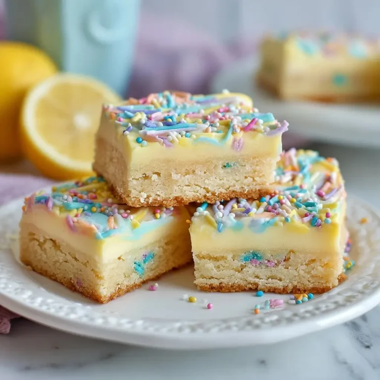 Lemon Sugar Cookie Bars