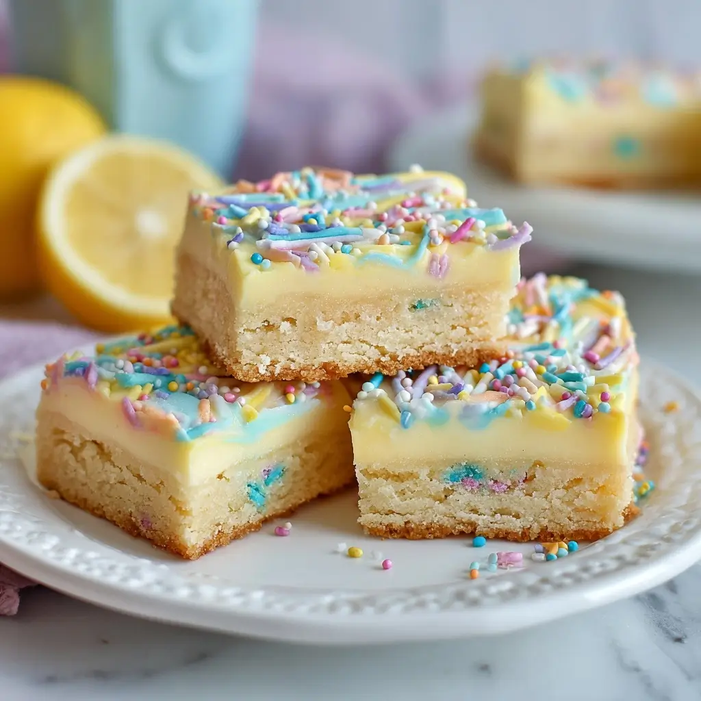 Lemon Sugar Cookie Bars