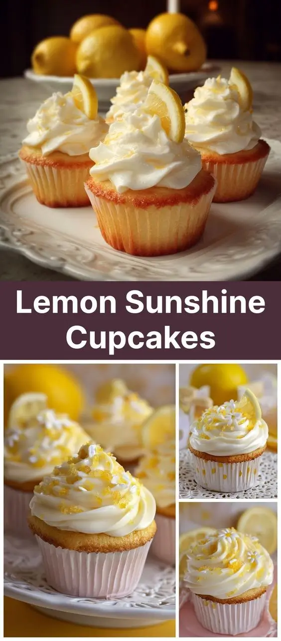 Lemon Sunshine Cupcakes
