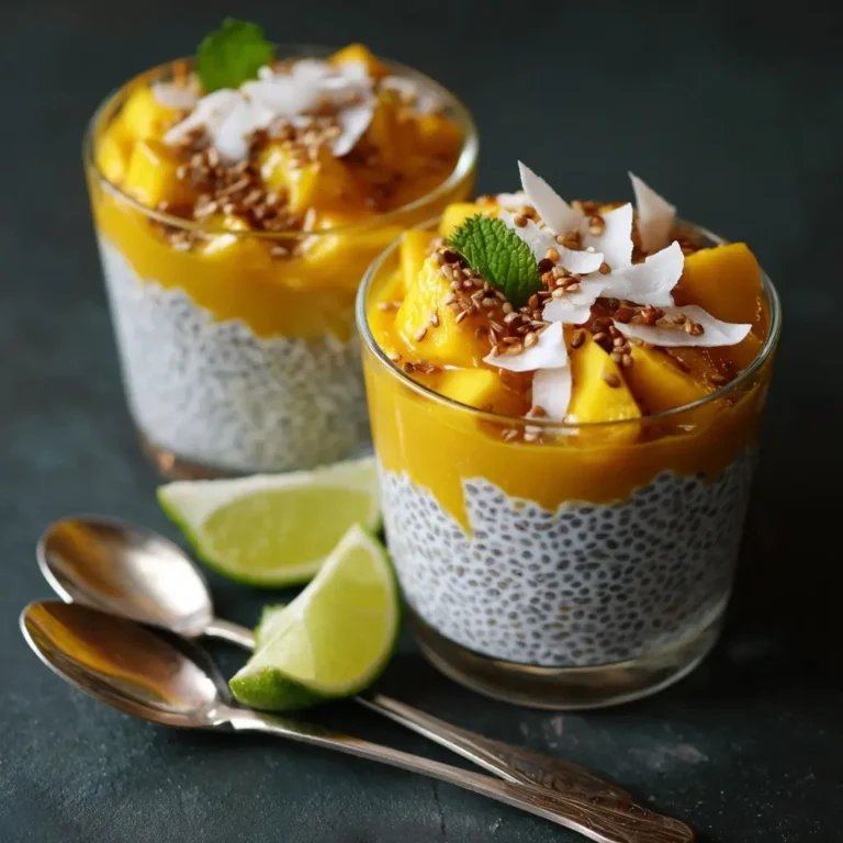 Mango Coconut Chia Pudding