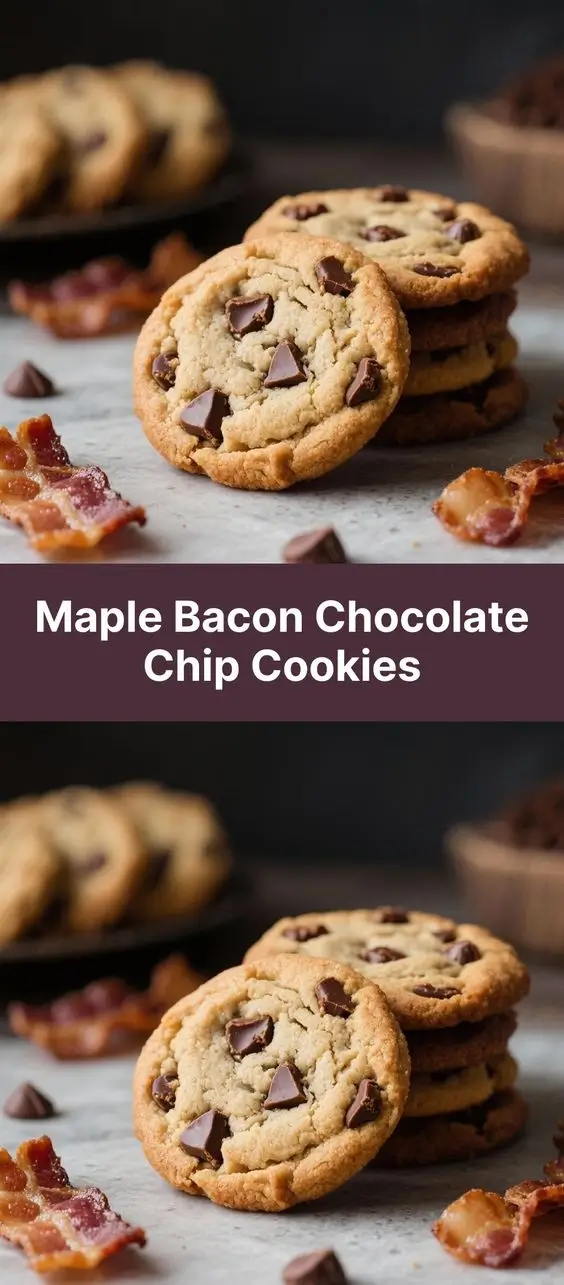 Maple Bacon Chocolate Chip Cookies