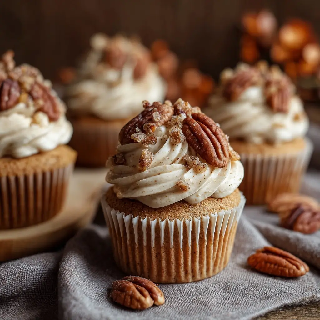 Maple Pecan Cupcakes