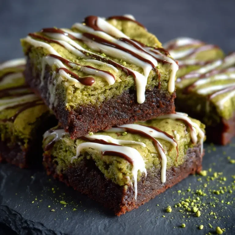 Matcha White Chocolate Brownies