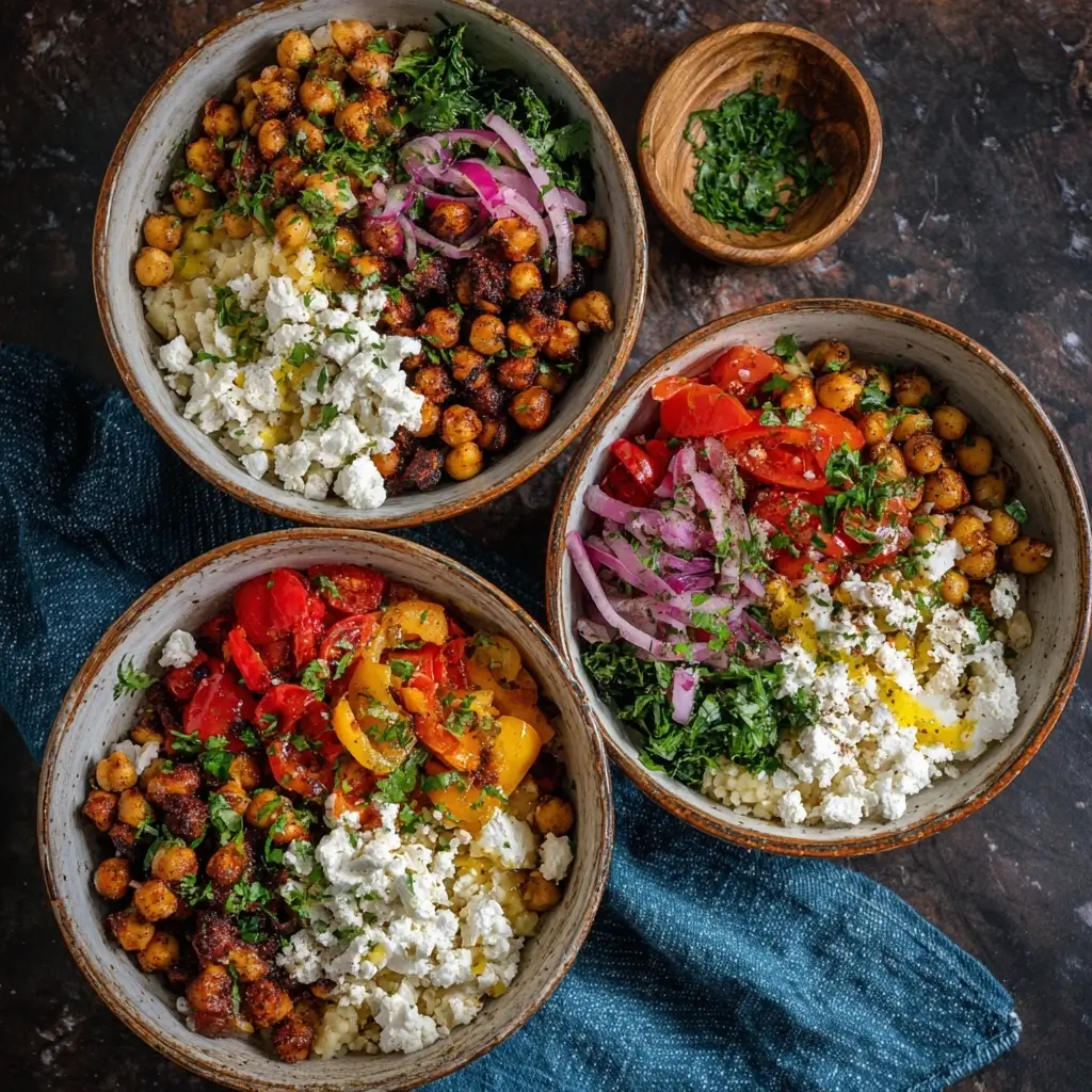 Mediterranean Chickpea Bowls