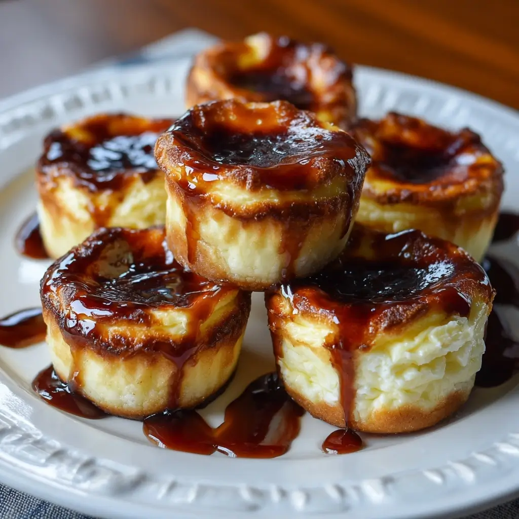 Mini Basque Burnt Cheesecakes