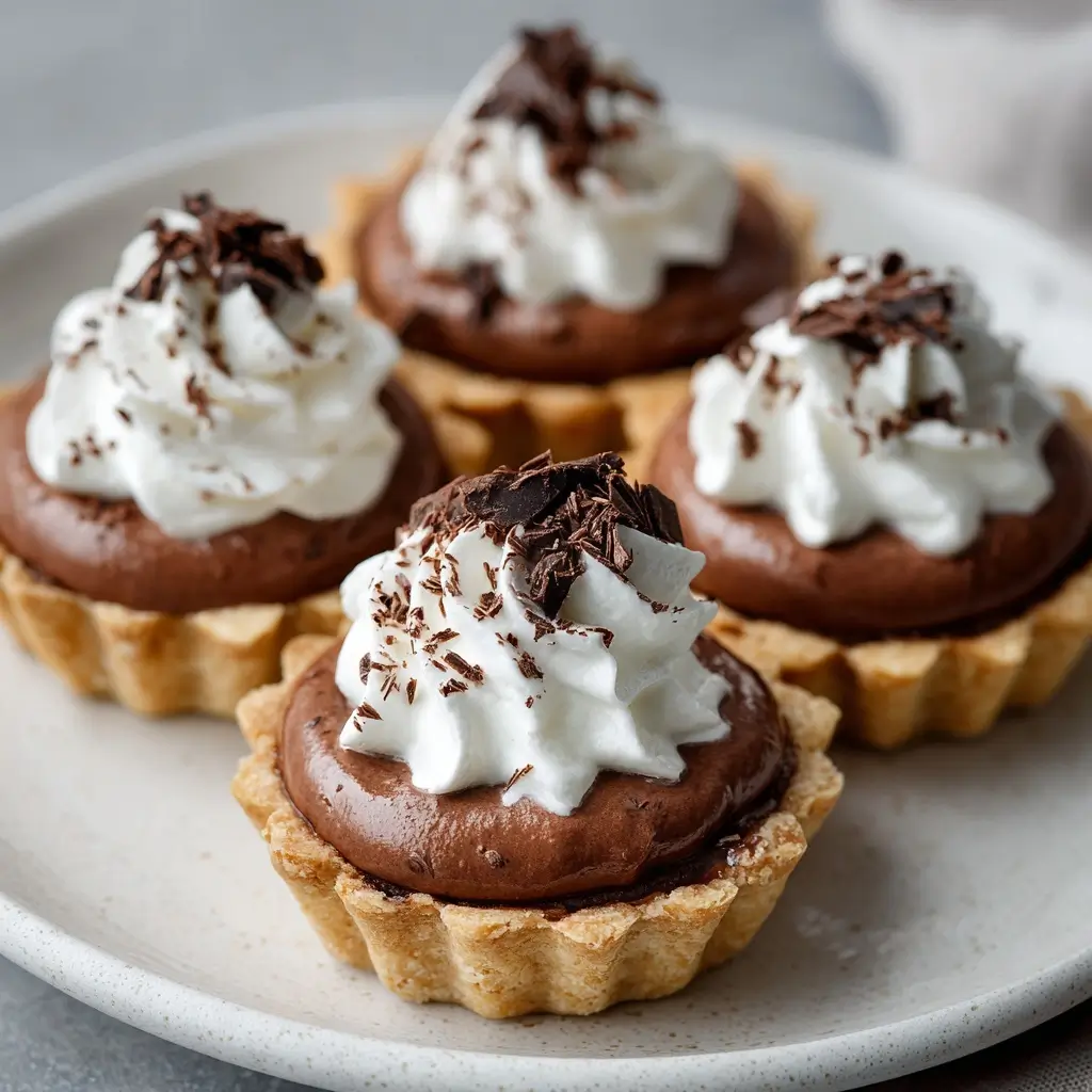 Mini Chocolate Cream Pies