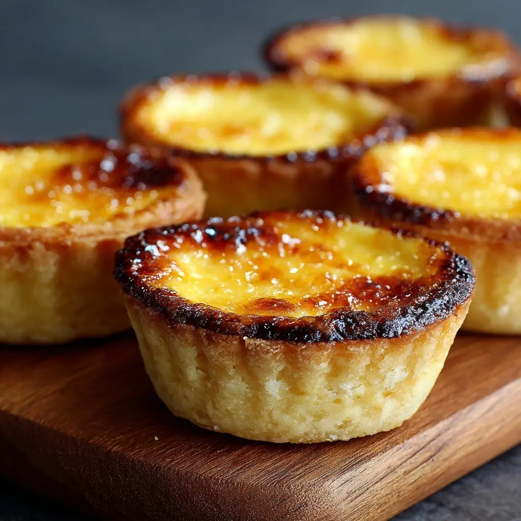 Mini Vanilla Bean Custard Tarts