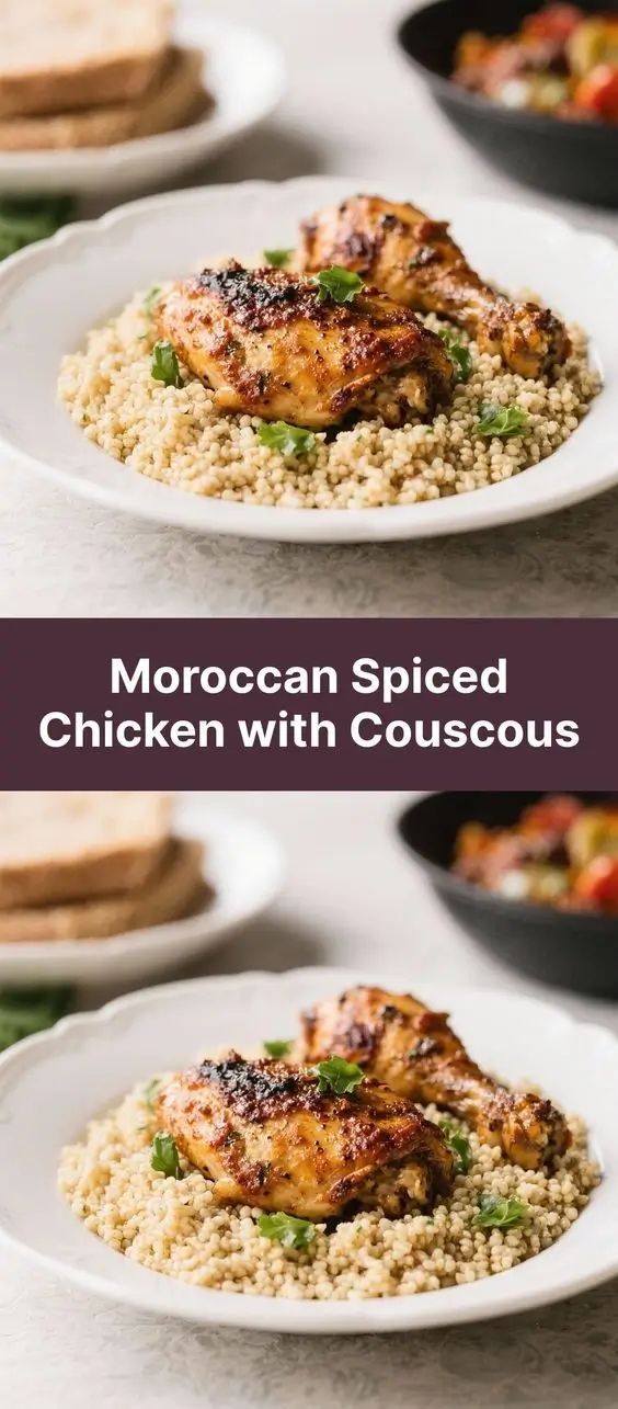 Moroccan Spiced Chicken with Couscous