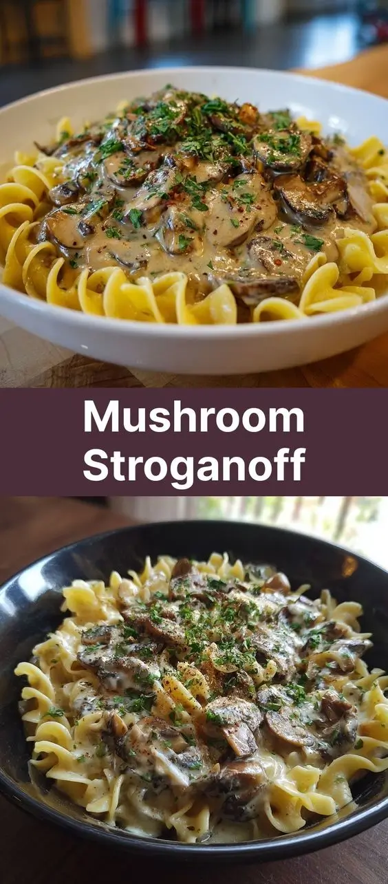 Mushroom Stroganoff