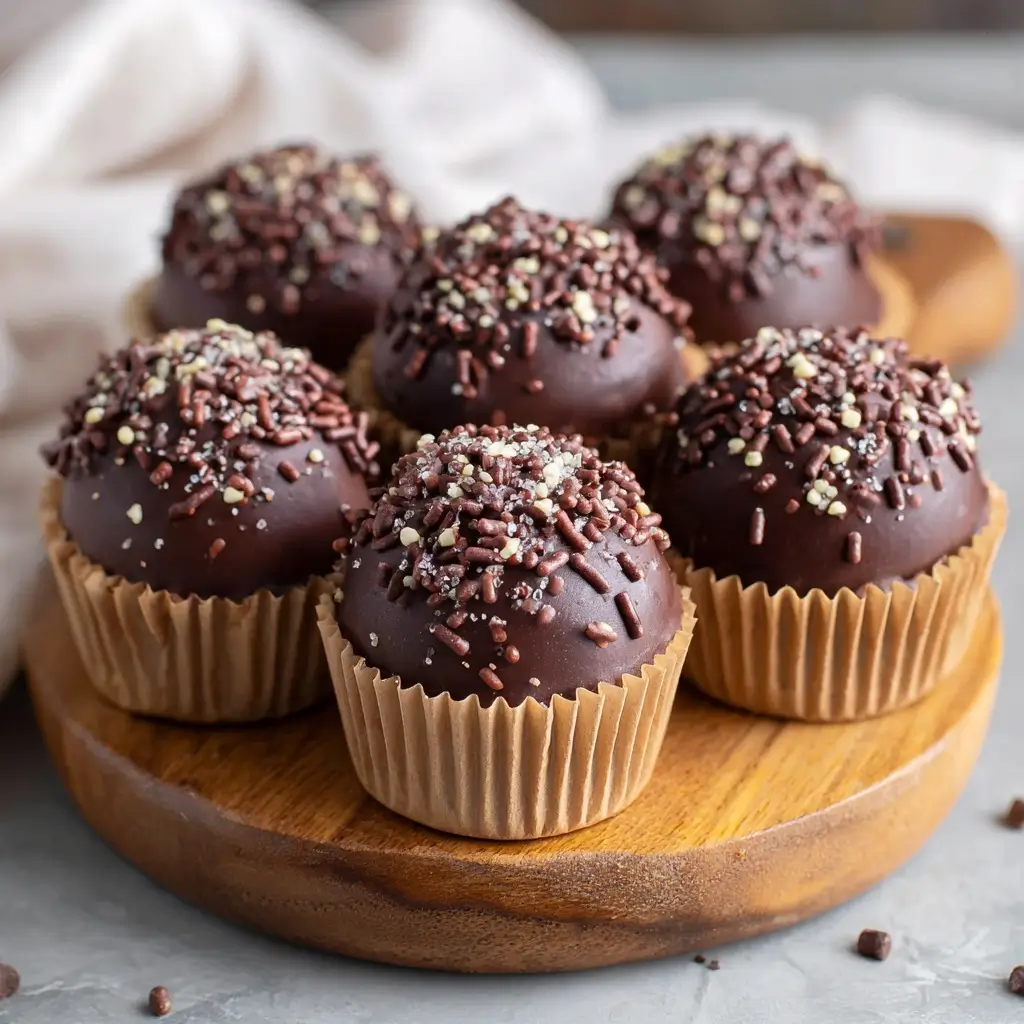 No Bake Chocolate Cupcake Bites