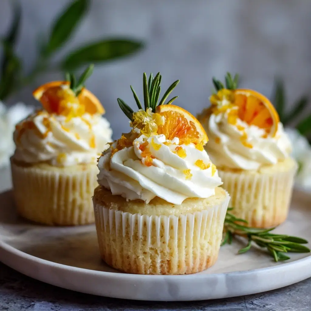 Olive Oil Citrus Cupcakes
