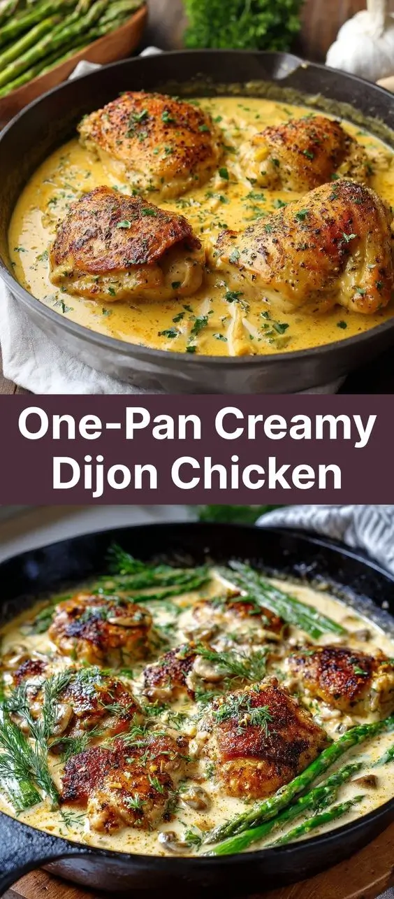 One-Pan Creamy Dijon Chicken