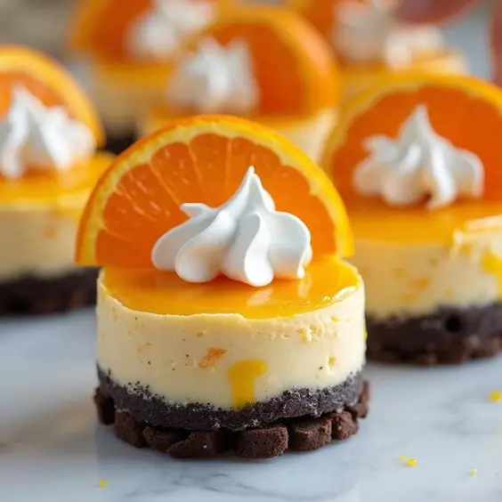 Orange Creamsicle Mini Cheesecakes Recipe (Digital Download)