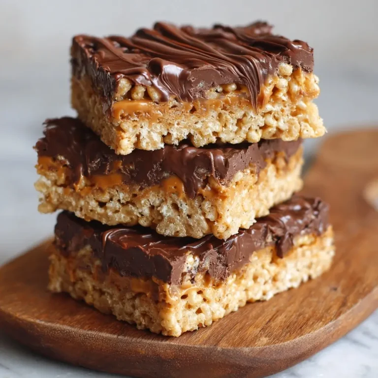 Peanut Butter Chocolate Rice Krispie Treats